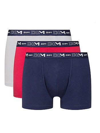 Lot de 3 Boxers Coton Stretch