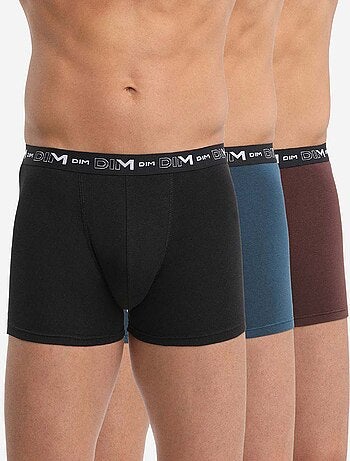 Lot de 3 Boxers Coton Strech