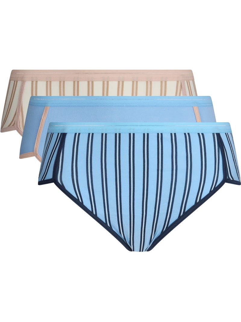 Lot de 3 Boxers Coton Dim x Inès de La Fressange Beige - Kiabi