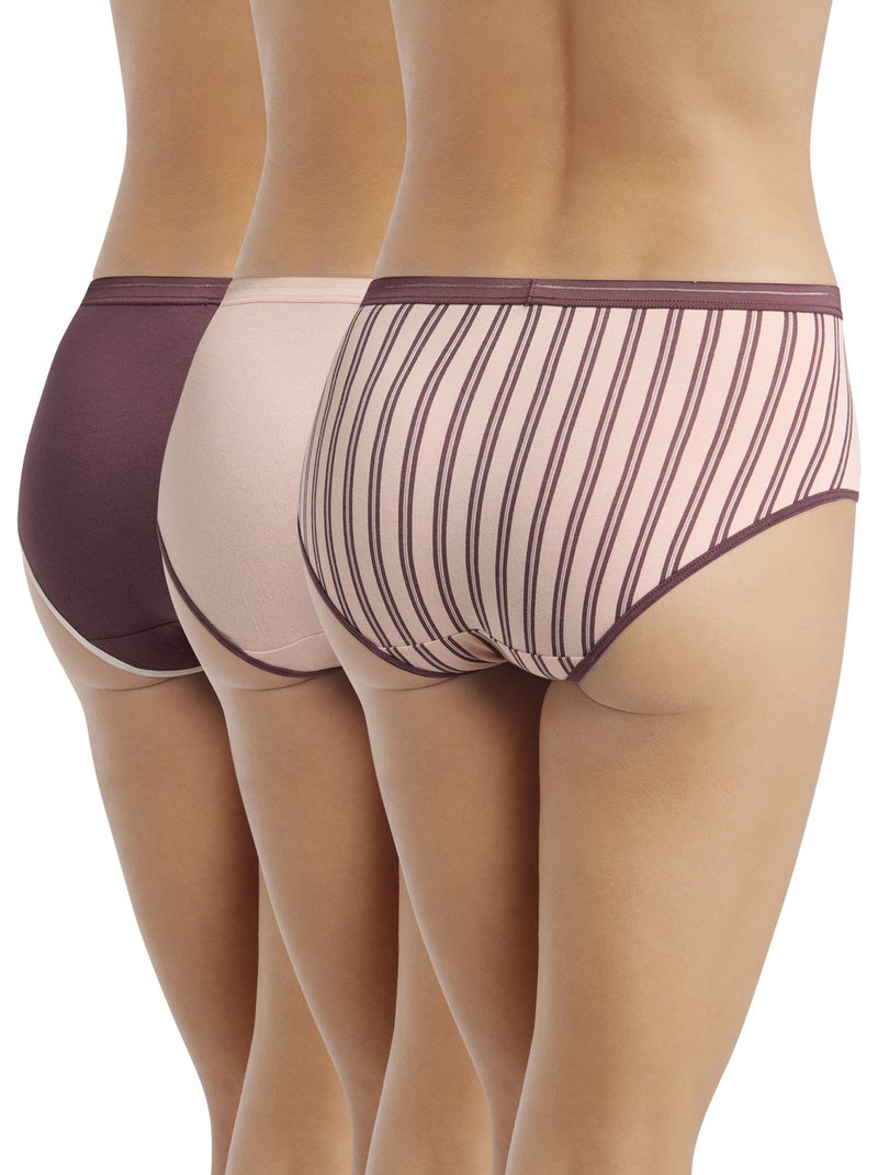 Lot de 3 Boxers Coton Dim x Inès de La Fressange Rose pâle - Kiabi