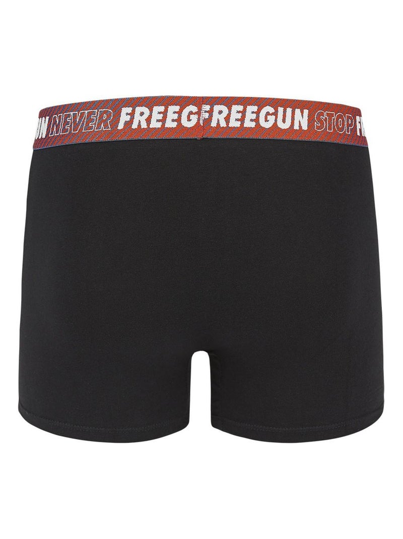 Lot De 3 Boxers Coton FREEGUN Pour Femme - 95% Coton, 5% Élasthanne - Confortables Et Style