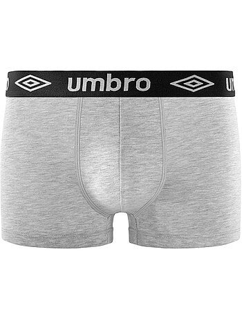 Lot de 3 Boxers coton homme Uni Umbro