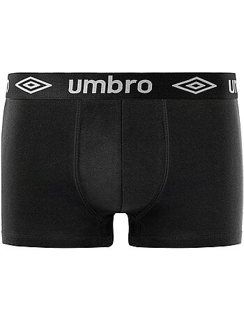 Lot de 3 Boxers coton homme Uni Umbro