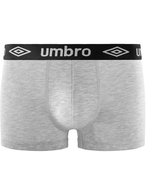 Lot de 3 Boxers coton homme Uni Umbro - Kiabi