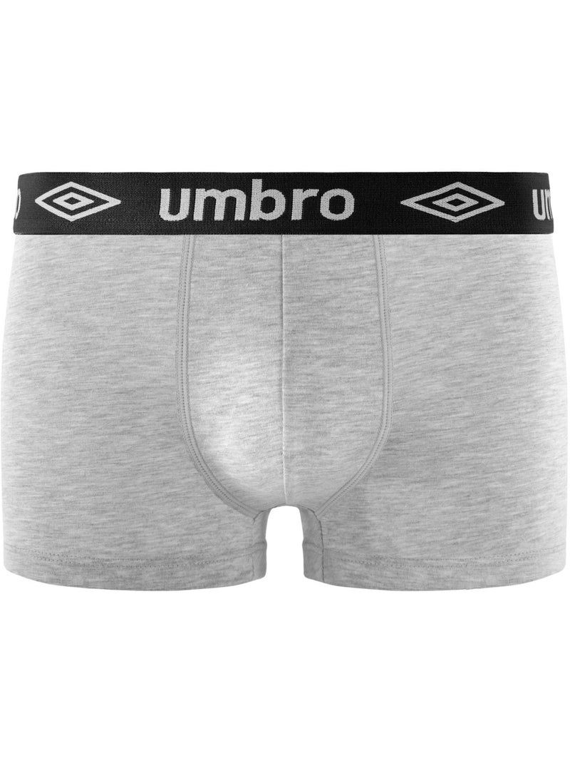 Lot de 3 Boxers coton homme Uni Umbro Bleu - Kiabi