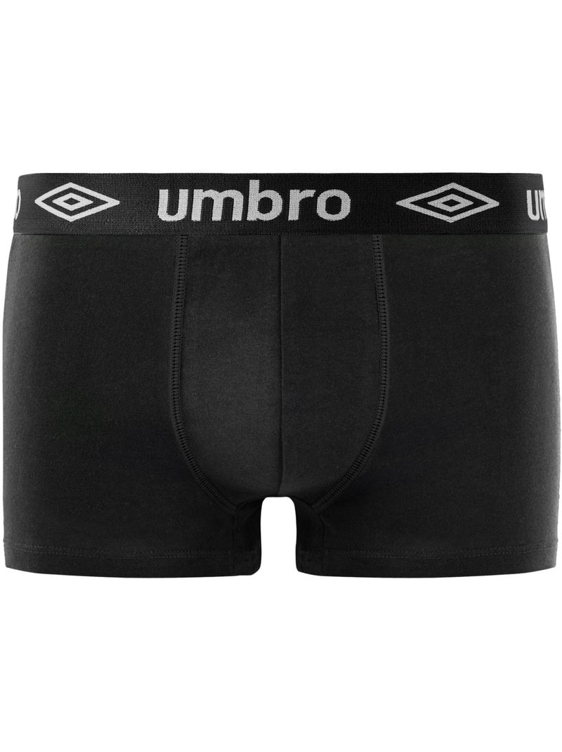 Lot de 3 Boxers coton homme Uni Umbro Bleu - Kiabi