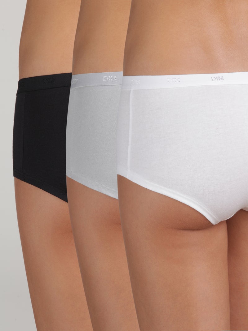 Lot de 3 Boxers Coton Les Pockets Coton Gris - Kiabi