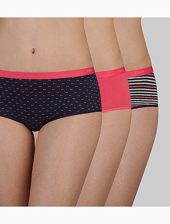 Lot de 3 Shorties Les Pockets Coton