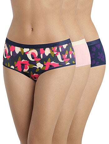 Lot de 3 Shorties Les Pockets Coton