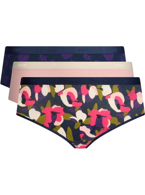 Lot de 3 Boxers Coton Les Pockets Coton - Kiabi