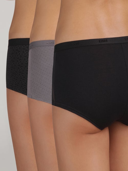 Lot de 3 Boxers Coton Les Pockets Coton - Kiabi