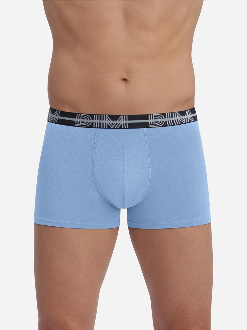Lot de 3 Boxers Coton Powerful Bleu ciel - Kiabi