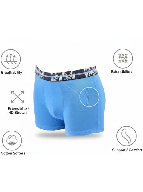 Lot de 3 Boxers Coton Powerful - Kiabi