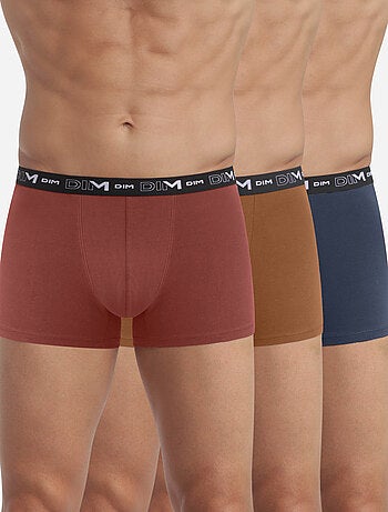 Lot de 3 Boxers Coton Stretch