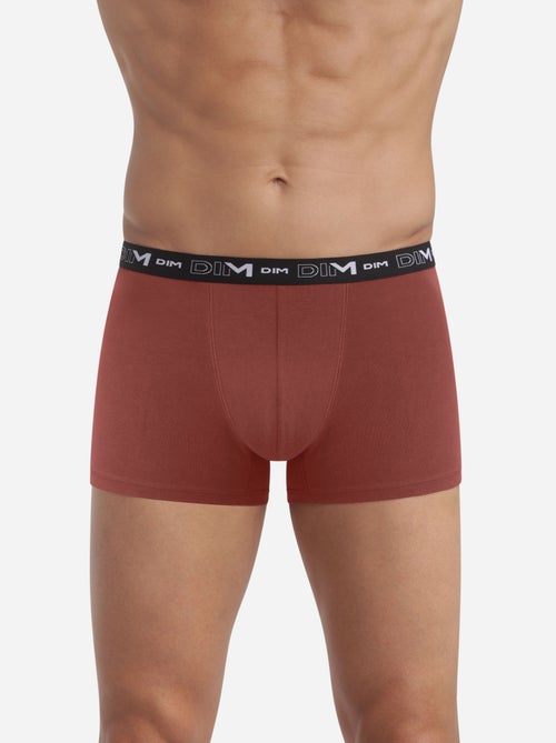 Lot de 3 Boxers Coton Strech - Kiabi
