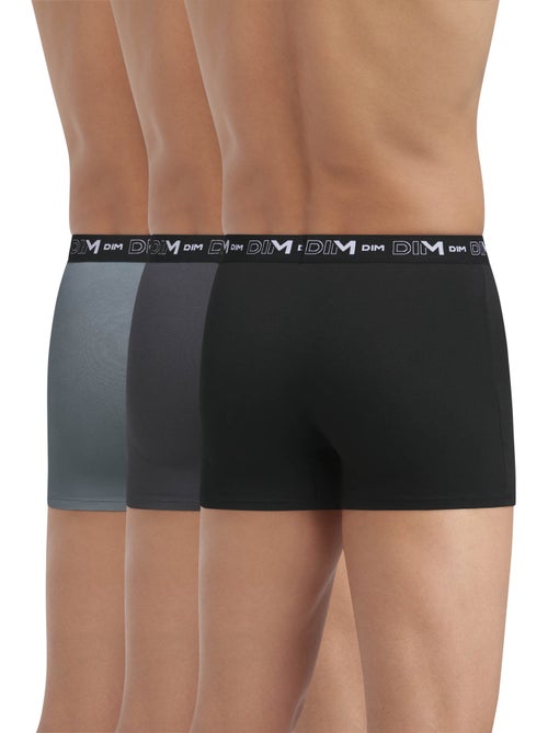 Lot de 3 Boxers Coton Strech - Kiabi