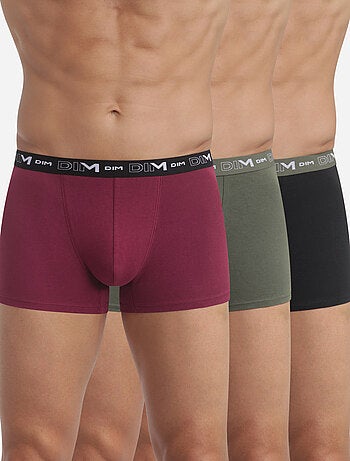 Lot de 3 Boxers Coton Strech