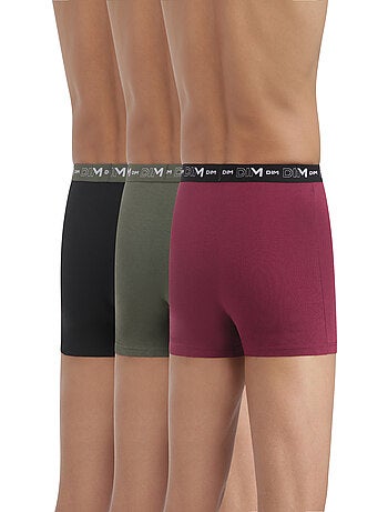 Lot de 3 Boxers Coton Strech