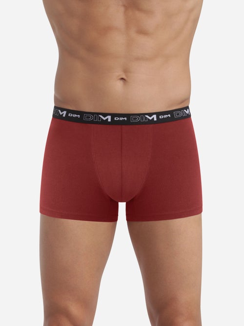 Lot de 3 Boxers Coton Strech - Kiabi
