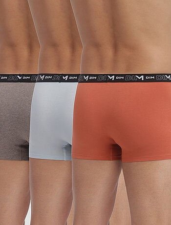 Lot de 3 Boxers Coton Stretch