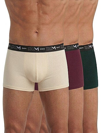 Lot de 3 Boxers Coton Stretch