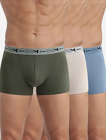 Lot de 3 Boxers Coton Stretch Bio