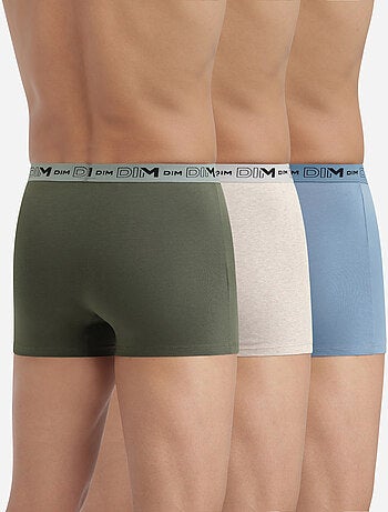 Lot de 3 Boxers Coton Stretch Bio