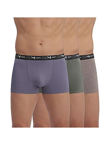 Lot de 3 Boxers Coton Stretch