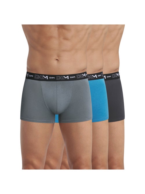 Lot de 3 Boxers Coton Stretch - Kiabi