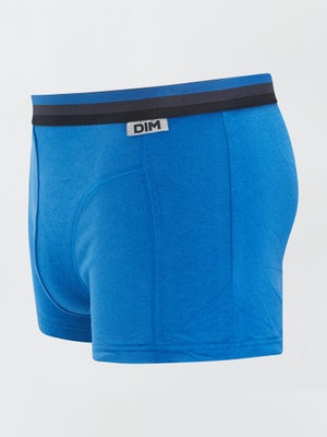 DIM Garçon Ecodim Coton Stretch Garçon X3 Boxer, Bleu/Noir/Noir, 16 Years