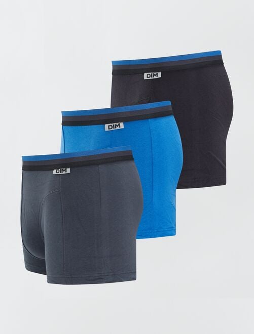 Lote de 3 boxers 'Dim' - AZUL - Kiabi - 28.00€