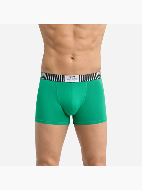Lot de 3 boxers coton stretch imprimés Vibes - Kiabi Lot de 3 boxers coton stretch imprimés Vibes - Kiabi