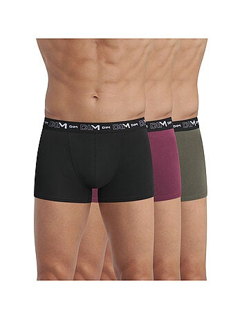 Lot de 3 Boxers Coton Stretch