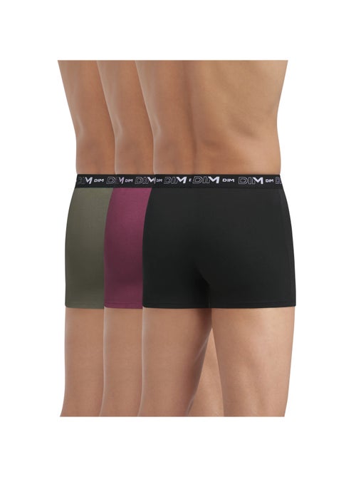 Lot de 3 Boxers Coton Stretch - Kiabi