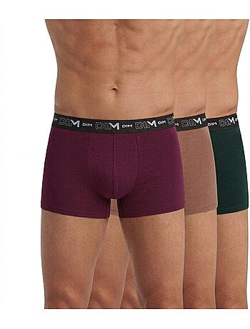 Lot de 3 Boxers Coton Stretch