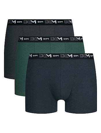 Lot de 3 Boxers Coton Stretch