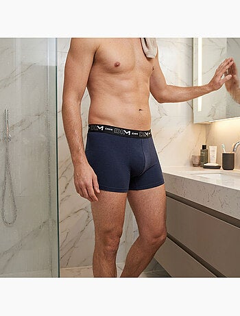 Lot de 3 Boxers Coton Stretch