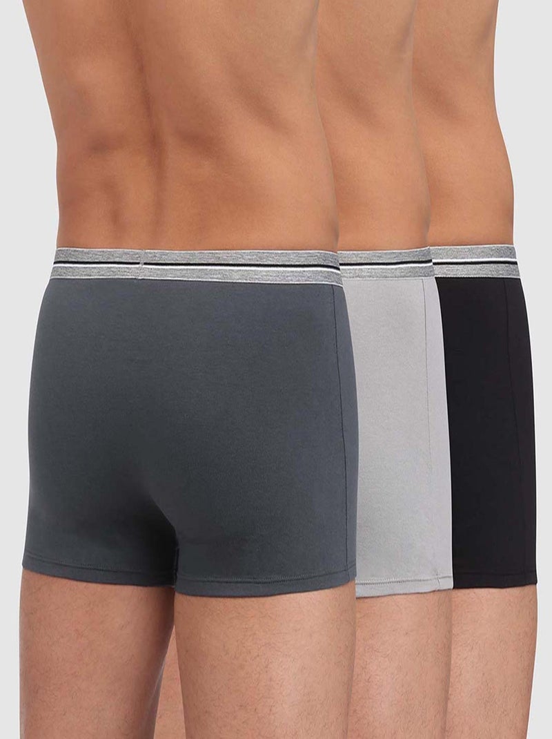 Lot de 3 Boxers Coton Ultra Resist Multicolore - Kiabi