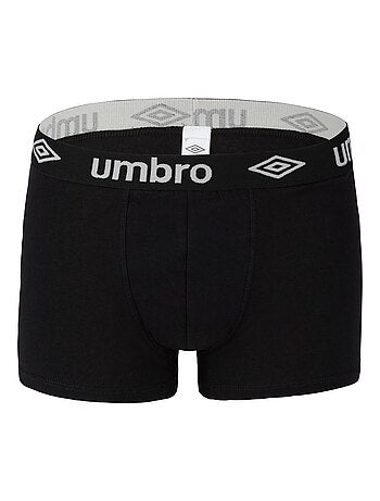Lot de 3 Boxers coton uni homme Umbro