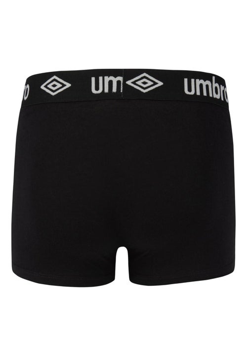 Lot de 3 Boxers coton uni homme Umbro - Kiabi