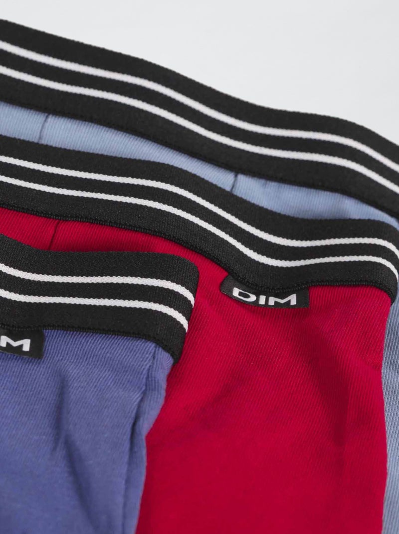 Lot de 3 boxers 'Dim' Bleu - Kiabi