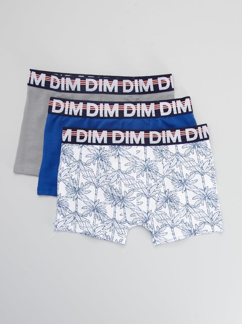 Lot de 3 boxers 'Dim' imprimés Beige - Kiabi
