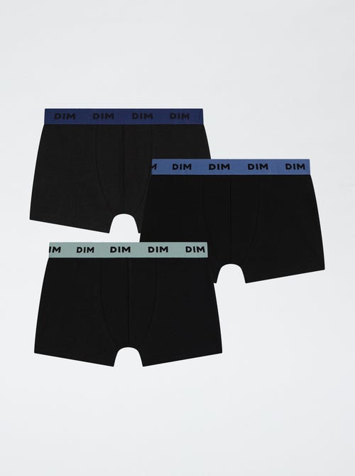 Lot de 3 boxers 'Dim' unis - Kiabi
