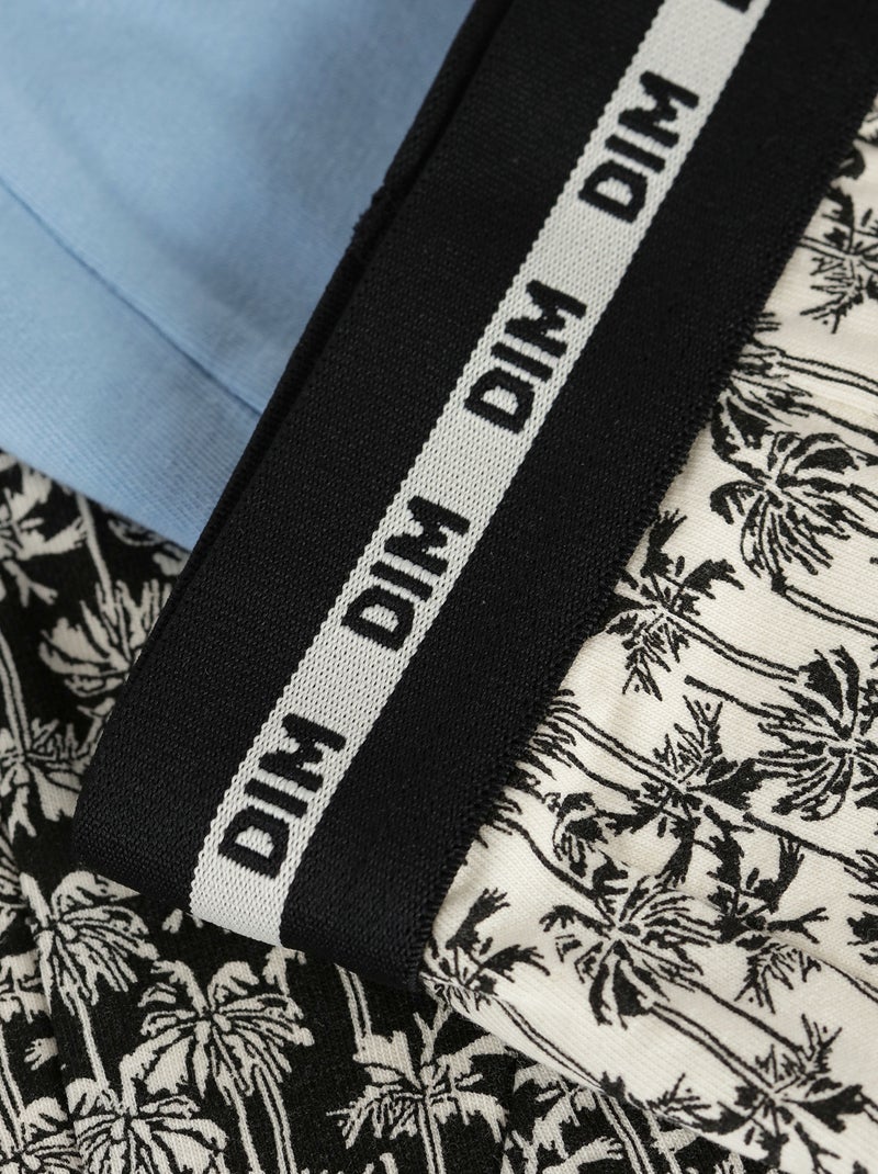 Lot de 3 boxers 'DIM' Vert - Kiabi