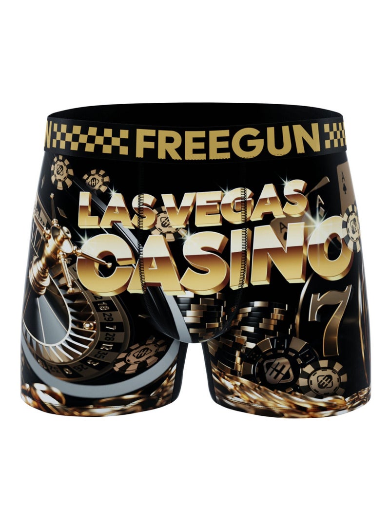 Lot de 3 boxers enfant American Vibes  Freegun Noir - Kiabi