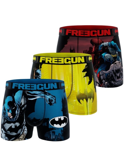 Lot de 3 boxers enfant DC Comics Freegun - Kiabi