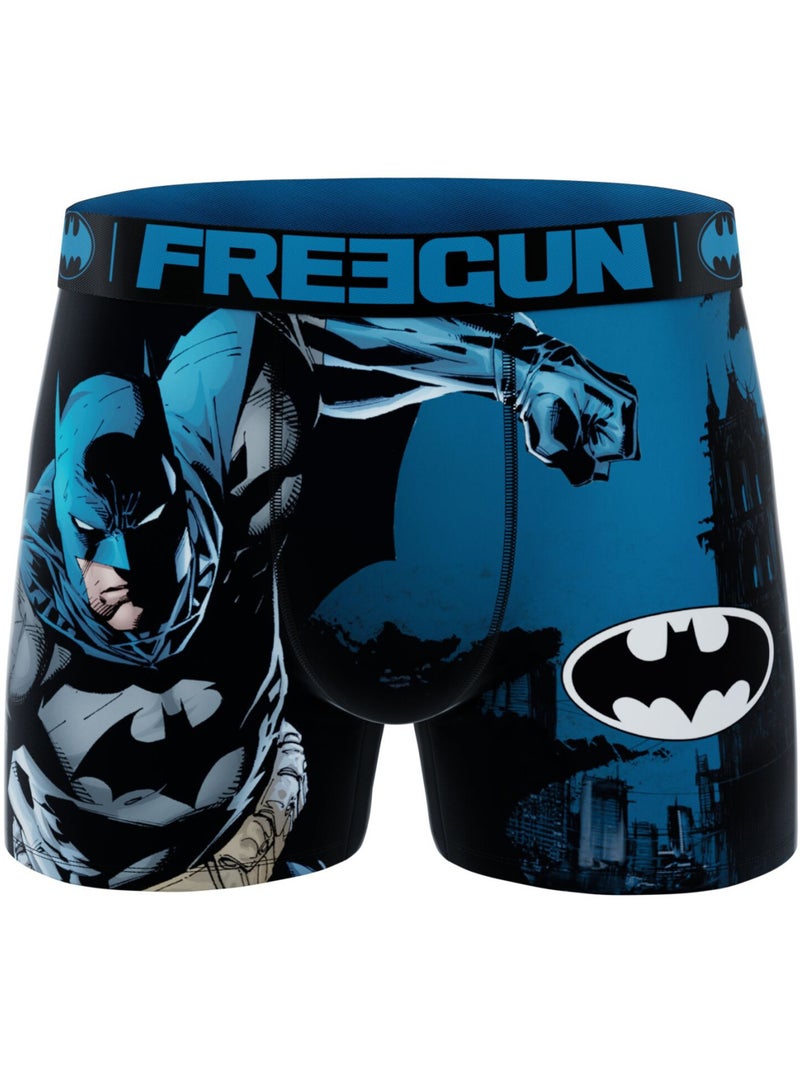 Lot de 3 boxers enfant DC Comics Freegun Bleu - Kiabi