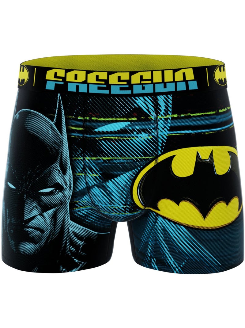 Lot de 3  boxers enfant DC Comics Freegun Violet - Kiabi