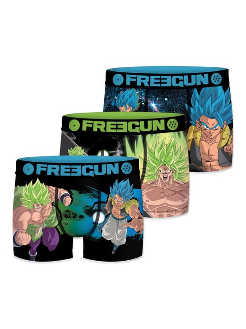 Lot de 3 boxers enfant Dragon Ball Super Broly Freegun - Kiabi