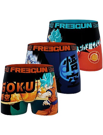 Lot de 3 boxers enfant Dragon Ball Super Freegun